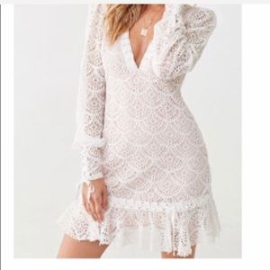 Boho Forever 21 Lace Mini Dress